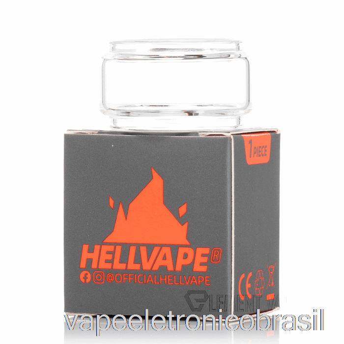 Vape Recarregável Hellvape Tlc Tubo De Vidro De Substituição 5ml Tubo Pctg